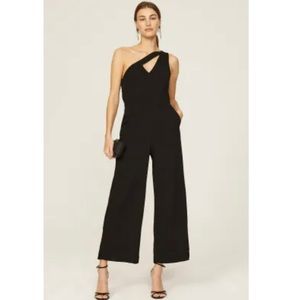 RACHEL RACHEL ROY Ginger One-Shoulder Cutout Jumpsuit XS NWT